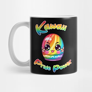 Kawaii Pride Power Colorful Egg Mug